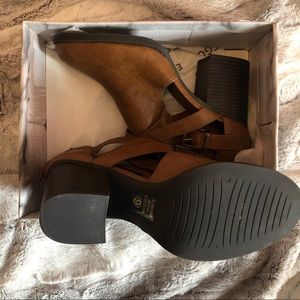 Camel Leather Booties